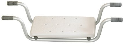 APLOS | Siège de bain suspendu léger Blanc | Siège en Aluminium | Largeur assise : 41 cm | Profondeur assise : 23 cm | Poids Maximum Supporté : 130 kg