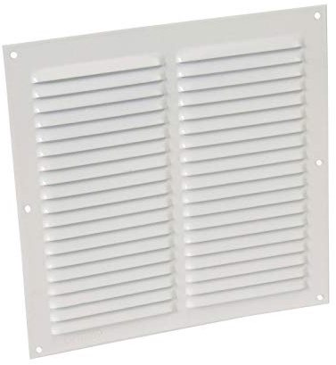 Nicoll Alu Laque Blanc avec moustiquaire Rectangulaire Horizontale 10x30