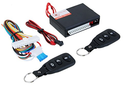 MagiDeal Coche Universal Negro Automático 2 Vías Pulsador Pulsador 2 Posiciones Sin Llave de Bloqueo de Vehículos de Entrada