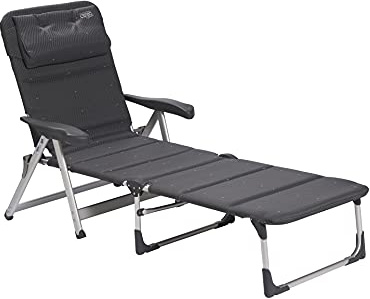 Crespo al/233-dl-40 – Letto con Bracci 6 pos. C/Cuscino Gambe rinforzati, Colore: Grigio Antracite