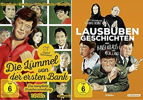Hansi Kraus - DIE LÜMMEL VON DER ERSTEN BANK & LAUSBUBENGESCHICHTEN Die komplette LUDWIG THOMA Streichesammlung 12 DVD Edition DIGITAL REMASTERED