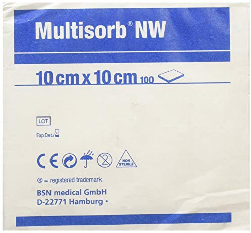 Multisorb Mulltupfer, nicht steril, 10 x 10 cm, 100 Stück