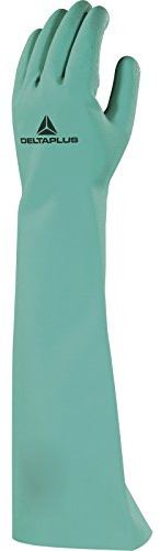 Delta Plus VE846 - GREEN NITRILE GLOVE 46 CM