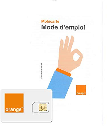 carte sim orange sans engagement mobicarte avec 5 euro de credit