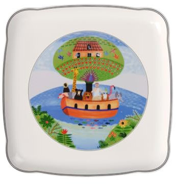 Villeroy & Boch Charm & Breakfast Design Naif Fuente, 30 cm, Porcelana Premium, Blanco/Colorido