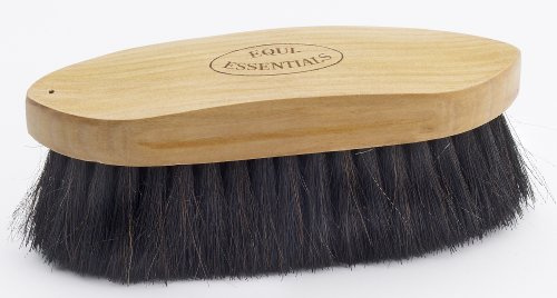 Equi-Essentials Wood Backed Horsehair Dandy Brush - Size:Large 8 Color:Natural