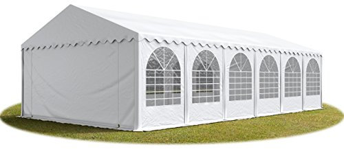 Tendone per feste ignifugo bianco 6x12 m Gazebo anti-fiamma per giardino e eventi