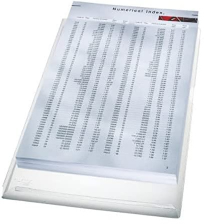Leitz Maxi Sichthüllen-Set, 5 Stück, A4 Format, Ausdehnbar, Kapazität für 200 Blatt, 0,17 mm PVC-Weichfolie, 40563003