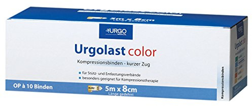 Urgolast Color Mix, Kompressionsbinde, Fixierbinde 5 m x 10 cm 10 Stück 3 Farben