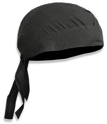PURECITY Bandana militaire préformé US Army - Serrage ajustable - 100% Coton - Airsoft - Paintball - Moto - Biker - Outdoor (Noir Uni)