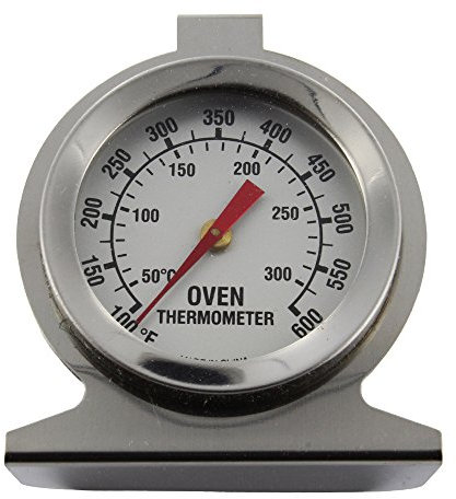 Europart Deluxe - Termómetro para horno (acero inoxidable)