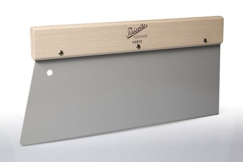 Zigzagmars Edelstahl Spachtel, Tapetenspachtel, Andrückspachtel mit Aluminiumgriff