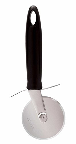 KitchenCraft Pizza Cutter Wheel, Stainless Steel with Nylon Handle, 2cm (7.8), Black