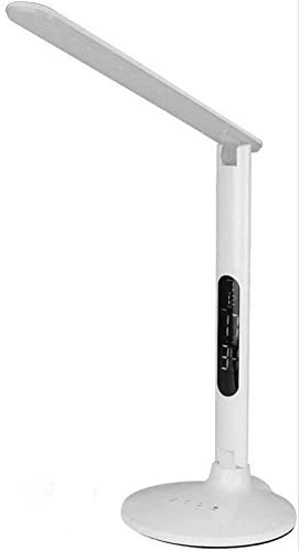 BW LED Desk Lamp, DC12V Long lifespan LED dimmable Eye Protection Desk lamp,fordable,rotatable,3 Colors & 5 Brightness Lever,LCD Display,USB Charging Port