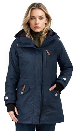 berydale BD100, Chaqueta Mujer, Azul Marino, XXL