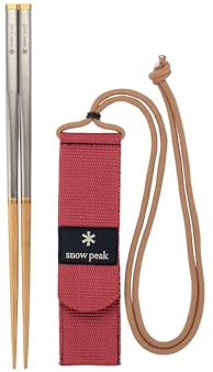 Snow Peak Wabuki Chopsticks, Bamboo, Collapsible and Compact for Camping, Backpacking, Daily Use, Made in Japan, Lifetime Product Guarantee, L