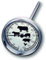 TFA Dostmann Analoges Bratenthermometer, aus Edelstahl, Fleischtermometer, Haushaltsthermometer, Backofen oder Grill, hitzebeständig