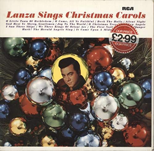Lanza Sings Christmas Carols VINYL LP – RCA Victor Red Seal – LM 2029
