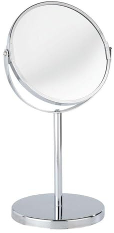 WENKO Miroir cosmétique à Poser Assisi 100% et 300% Chromé