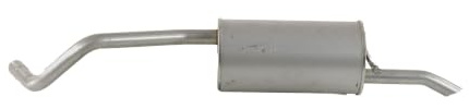 Walker 23349 Endschalldämpfer | Kompatibel mit: SEAT IBIZA III, IBIZA IV, IBIZA IV SC, IBIZA IV ST, SKODA FABIA I, FABIA I Stufenheck, FABIA II, VW POLO