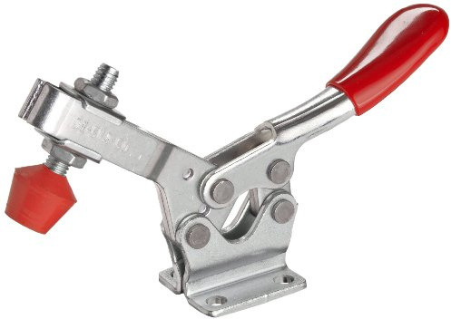 DE STA CO 215-U Horizontal Handle Hold Down Action Clamp with U-Shaped Bar and Flanged Base