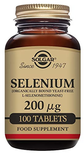 Solgar SELENIO 200 mcg. (Sin Levadura), (100) COMPIRMIDOS