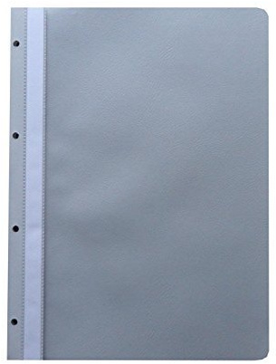 20 Ablage-Schnellhefter / Archiv-Hefter mit Lochung zum Abheften / Farbe: grau