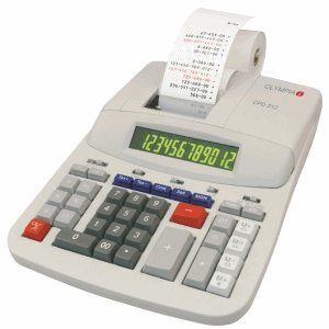Olympia Tischrechner CPD-512 12-stellig Netzbetrieb druckend