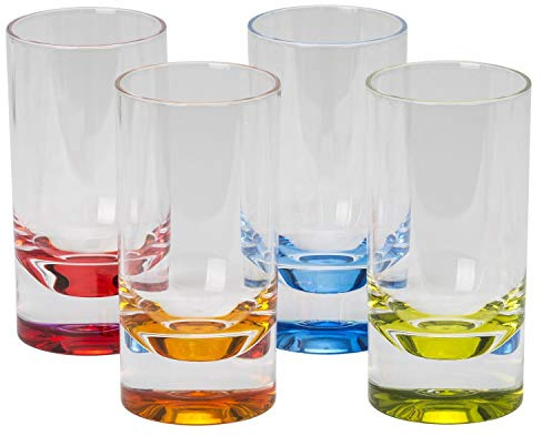 Flamefield Melamine Slim Jim Party Short Glass 4S