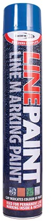 Survey Line Marker Marking Spray Paint 750ml - Blue Permanent