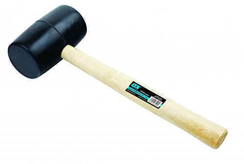 OX Trade Black Rubber Mallet - 16 oz, 160z / 450g