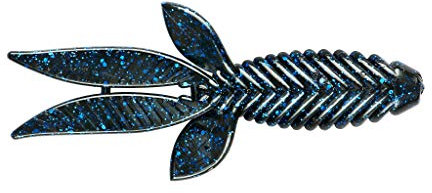 Yum Lures Unisex-Erwachsene Bad Mamma, Schwarz-Blau-Flocke, 4.25