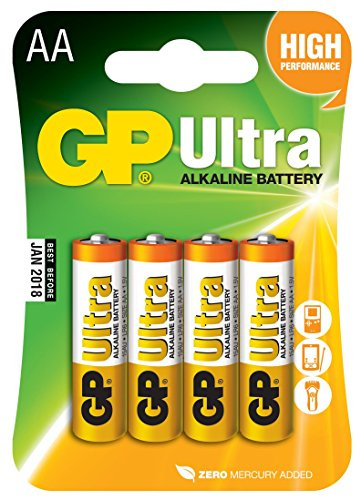 GP Ultra Alkaline AA Battery - Pack of 4