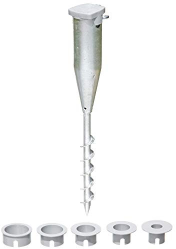 Einschraub-Bodenhülse f. Pfosten 25-65mm