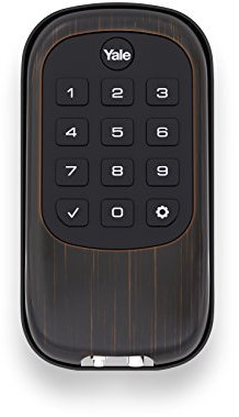 Yale YRD110-ZW-0BP YRD110ZW0BP Key Free Keypad Deadbolt, Oil Rubbed Bronze, Full Size