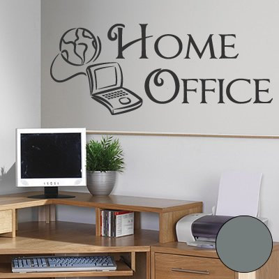 Klebesüchtig Wandtattoo Wohnzimmer Home Office 147cm x 60cm grau - Türaufkleber Flur - Wandsticker Kinderzimmer Jungen - Aufkleber für Flur, Küche, Bad - Dekoration Wohnung - Sticker