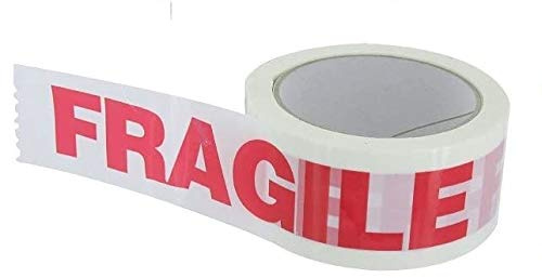 UNIVERS GRAPHIQUE 1 rotolo adesivo FRAGILE - 48 mm X 100 METRI rullo per l'imballaggio, la spedizione