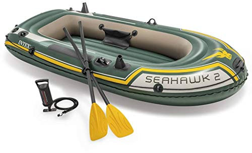 Intex Seahawk 2 Set Schlauchboot + Paddel + Pumpe Angelboot Ruderboot 68347NP
