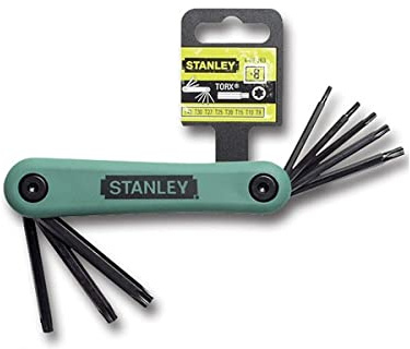 Stanley 4-69-263 - Juego 8 llaves Torx T9-T40 - tipo navaja -