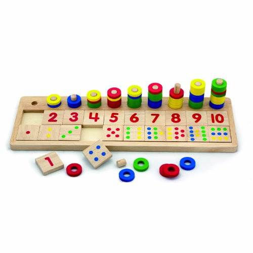 Viga Toys - Holz Rechenspiel, Mehrfarbig, 2043640