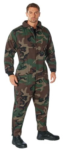 ROTHCO Isolierter Overall, Woodland Camo, Größe XL