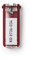 Durable 195703 Schlüsselanhänger Key Clip, 6 Stück, rot Einheitsgröße