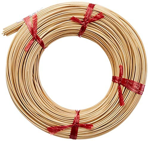 Rayher rotin naturel de 3mm 500 g de rouleau de rotin pour vos créations de vannerie et de décoration d intérieur, 3 x 3 x 0.4 cm