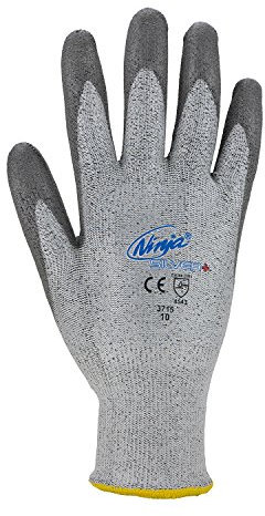 ASATEX Schnittschutz-Handschuh Ninja 3715, grau, Gr. 10 (12 Paar)