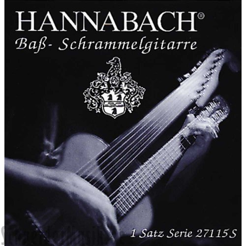 Hannabach Bass- / Schrammelgitarresaiten, Bordunsaiten, Satz 27107B, 7-saitig