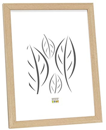 Deknudt Frames S44CH1 Basic Cadre Photo Bois/MDF Chêne Fin 10 x 15 cm, Beige