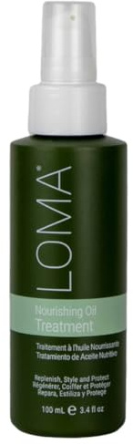 Loma Hair Care Nourishing Oil Treatment, 3.4 Fl Oz