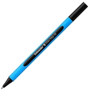 Schneider 152201 Slider Edge XB Kugelschreiber (Strichstärke: XB, dokumentenecht, Dreikant-Stift) 10er Packung schwarz