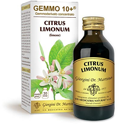 Dr Giorgini Integratore Alimentare, Limone Gemmoderivato Concentrato Liquido Analcoolico - 100 ml