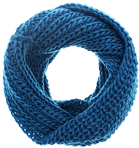Zac's Alter Ego Cosy Knitted Winter Loop Scarf, Chunky Knitted Snood Cowl Neck Warmer - Multiple Colour Options